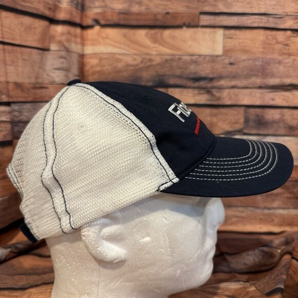 FiberMax Cotton Seed Hat Cap Mesh BASF Agriculture Farmer Promo Navy Adjustable - Picture 2 of 8